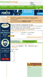 Mobile Screenshot of grocerysavings.ca